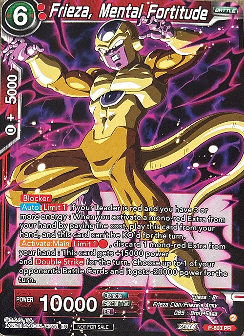 Frieza, Mental Fortitude