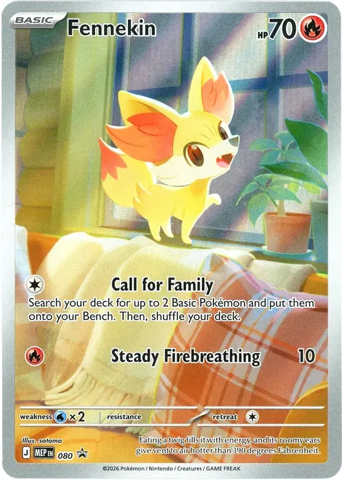Auction card for Fennekin