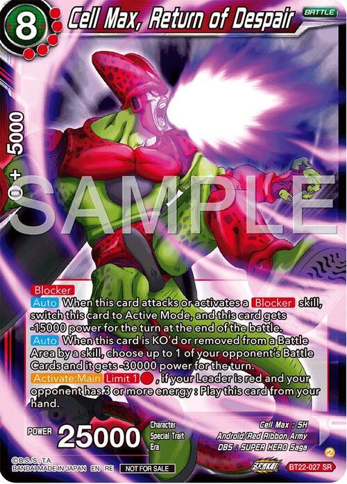 Cell Max, Return of Despair