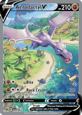 Auction card for Aerodactyl V