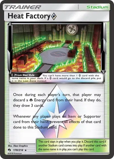 Auction card for Heat Factory Prism Star