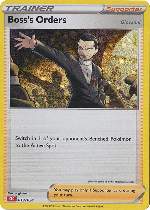 Boss's Orders - Giovanni