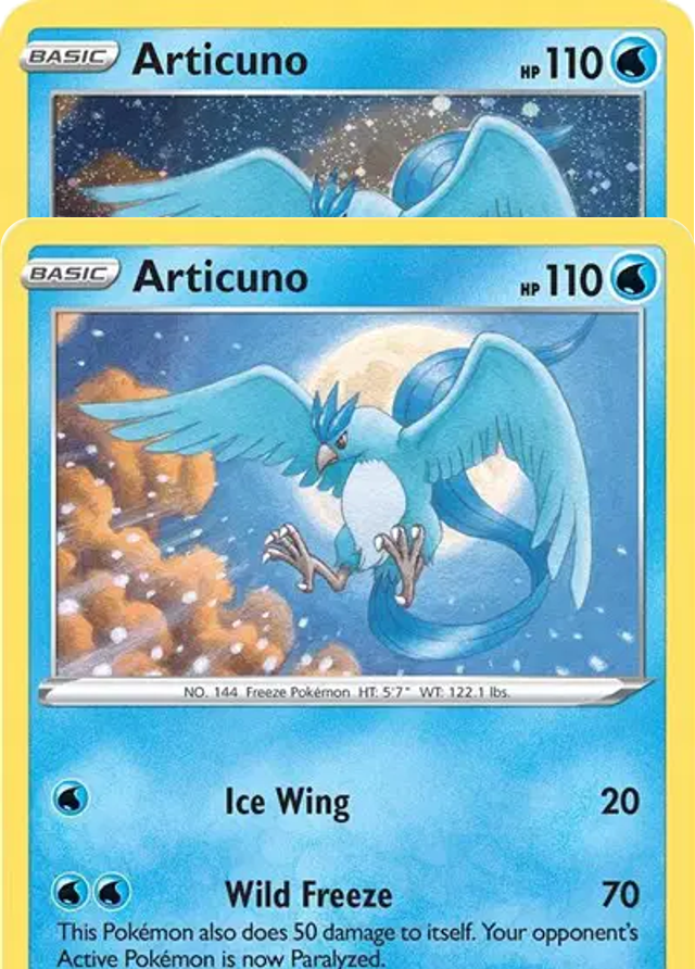 Auction card for Bundle - Articuno (Cosmos Holo) - Articuno