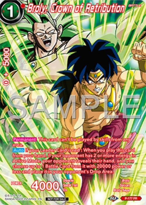 Broly, Crown of Retribution