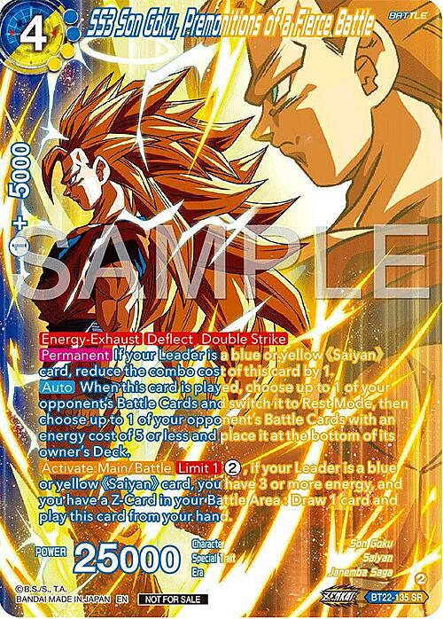SS3 Son Goku, Premonitions of a Fierce Battle