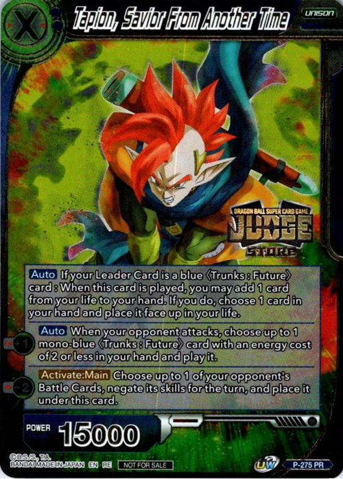 Tapion, Savior From Another Time