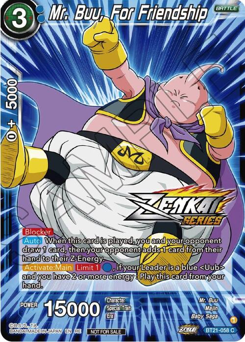 Mr. Buu, For Friendship