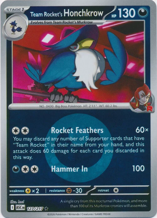Team Rocket's Honchkrow
