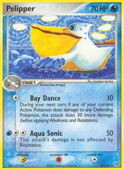 Auction card for Pelipper