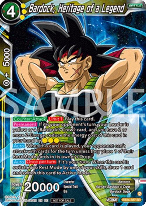 Bardock, Heritage of a Legend