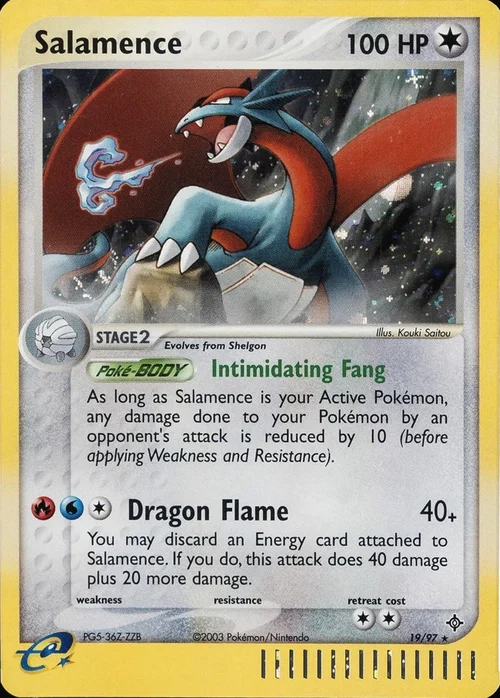 Auction card for Salamence