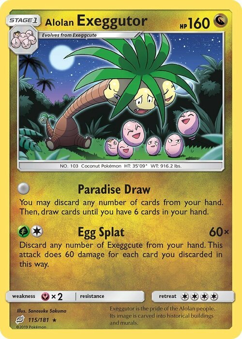 Alolan exeggutor