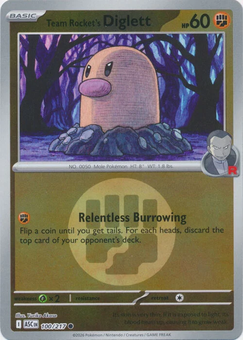Team Rocket's Diglett