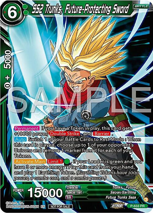 SS2 Trunks, Future-Protecting Sword