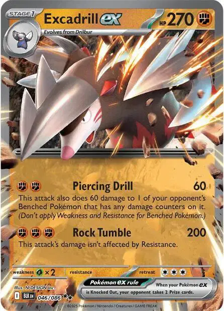 Auction card for Excadrill ex