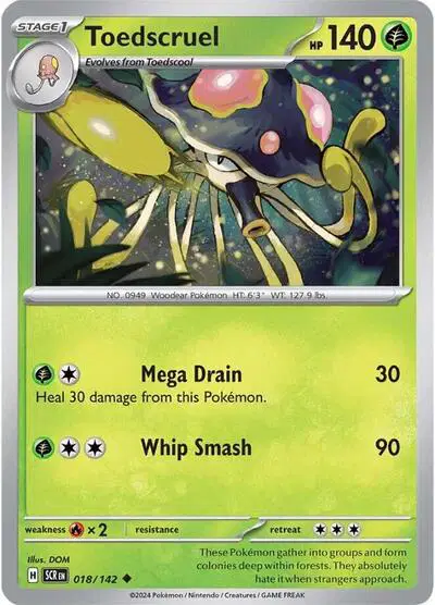 Auction card for Toedscruel