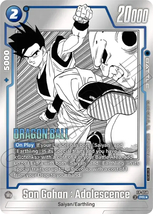 Son Gohan : Adolescence