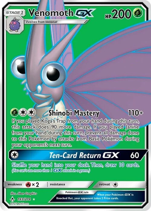 Venomoth GX