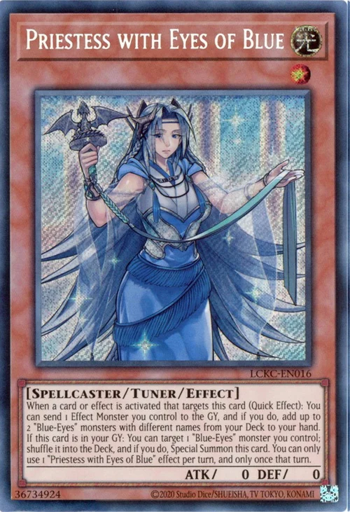 Priestess with Eyes of Blue