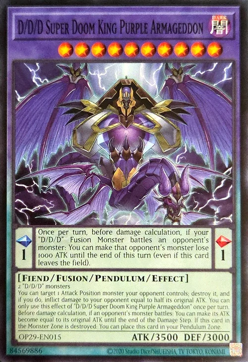 D/D/D Super Doom King Purple Armageddon