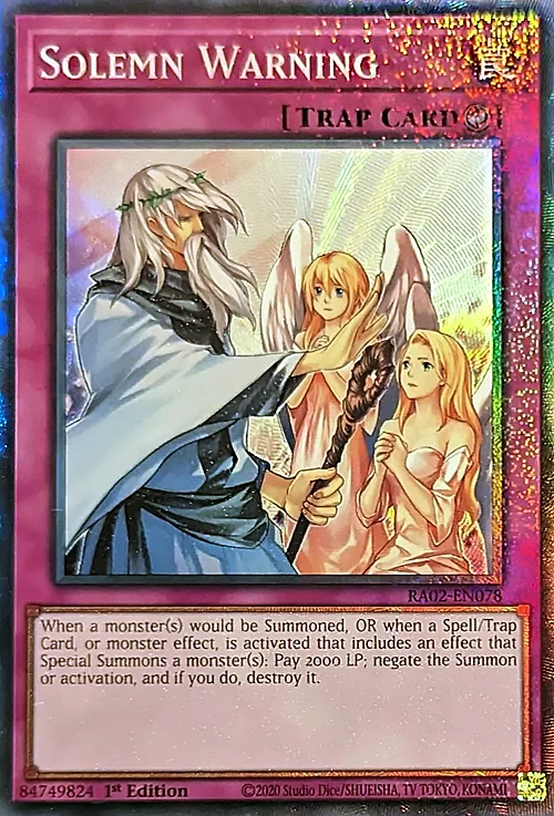 Solemn Warning