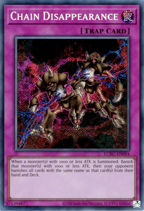 Chain Disappearance