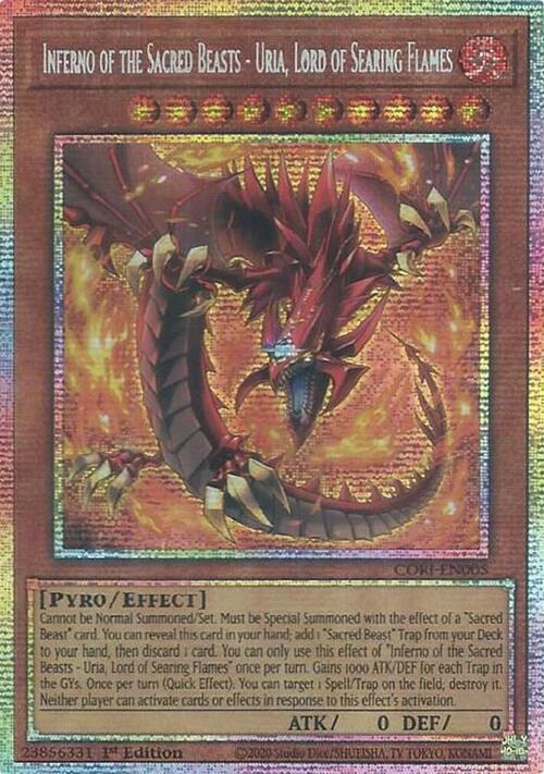 Inferno of the Sacred Beasts - Uria, Lord of Searing Flames