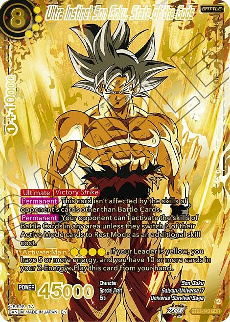 Ultra Instinct Son Goku, State of the Gods
