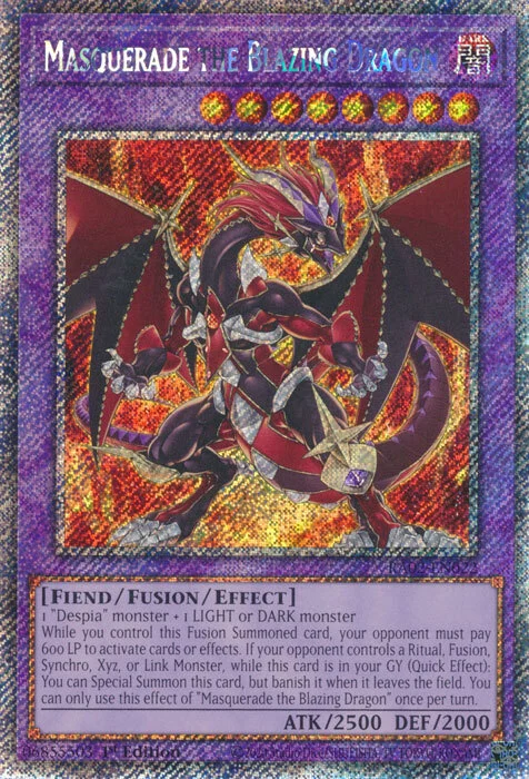 Masquerade the Blazing Dragon