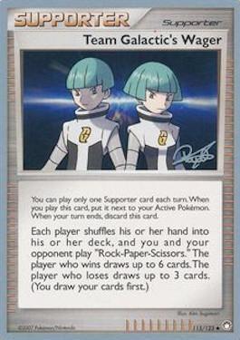 Team Galactic's Wager