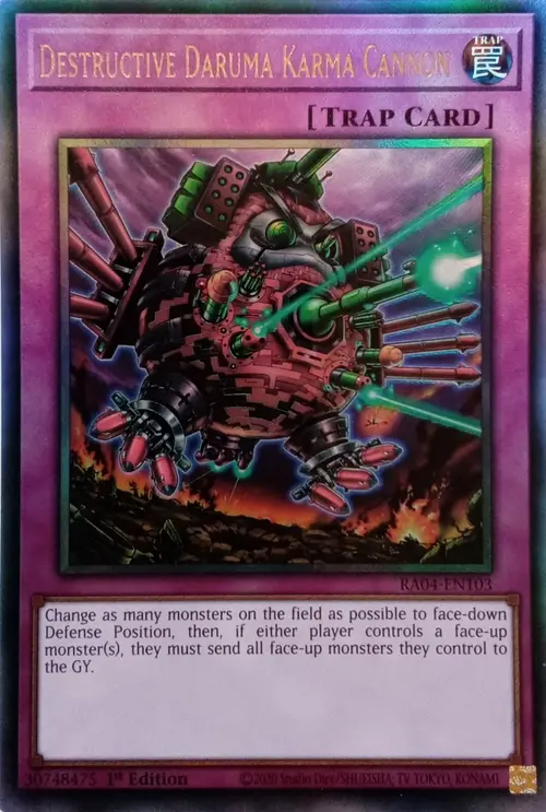 Destructive Daruma Karma Cannon