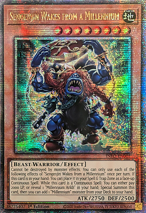 Sengenjin Wakes from a Millennium