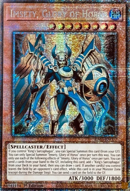 Imsety, Glory of Horus