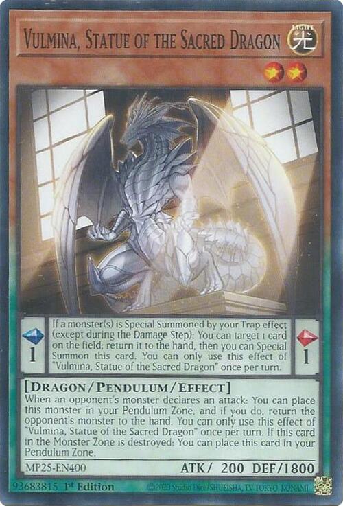 Vulmina, Statue of the Sacred Dragon