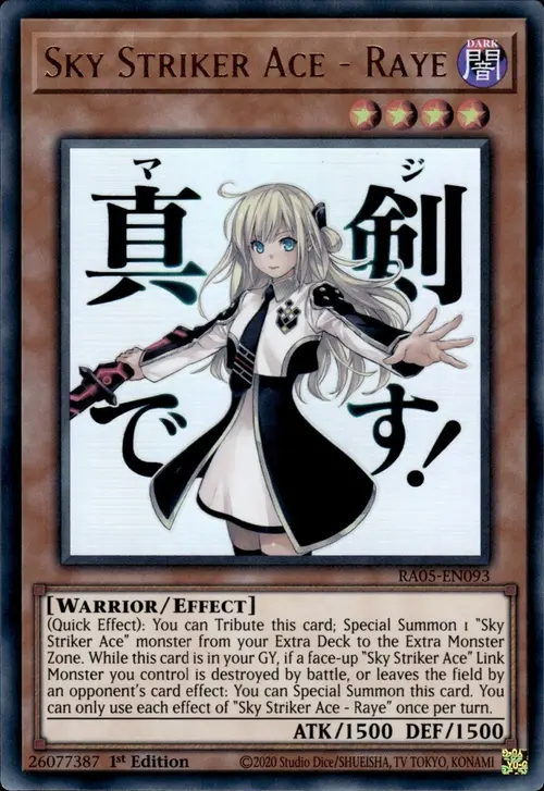 Sky Striker Ace - Raye
