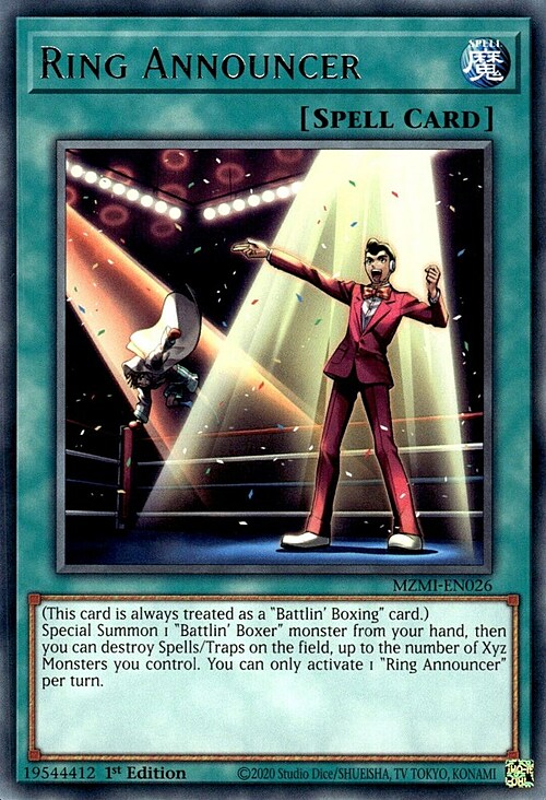 Ring Announcer