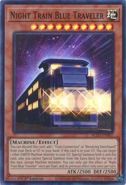 Night Train Blue Traveler