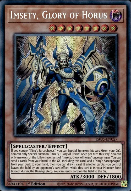 Imsety, Glory of Horus