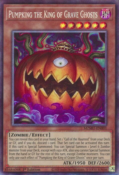 Pumpking the King of Grave Ghosts