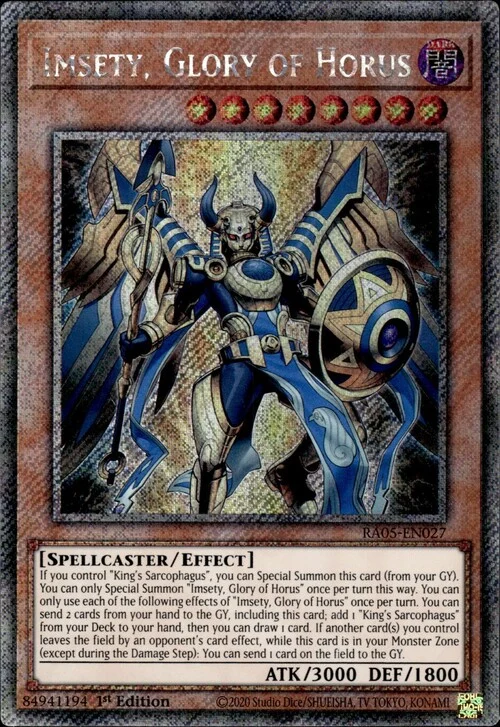 Imsety, Glory of Horus