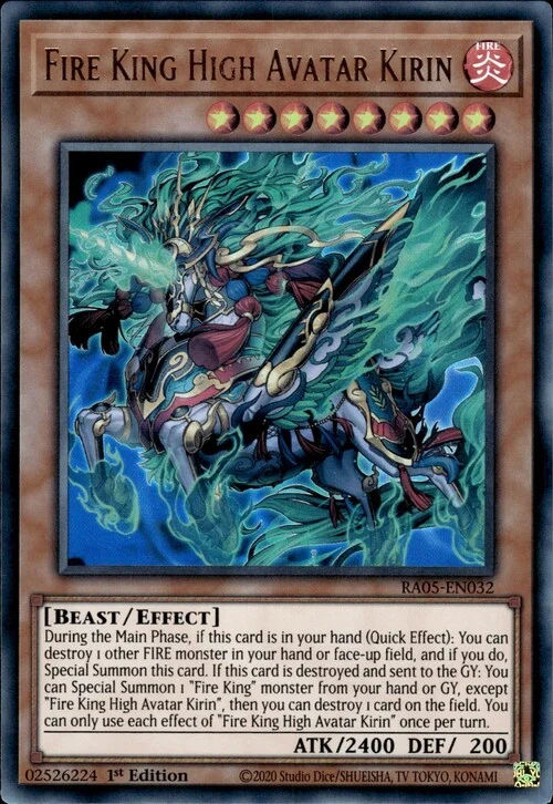 Fire King High Avatar Kirin