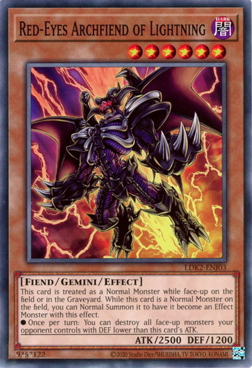 Red-Eyes Archfiend of Lightning