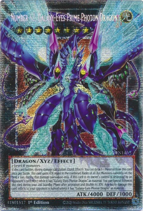 Number 62: Galaxy-Eyes Prime Photon Dragon