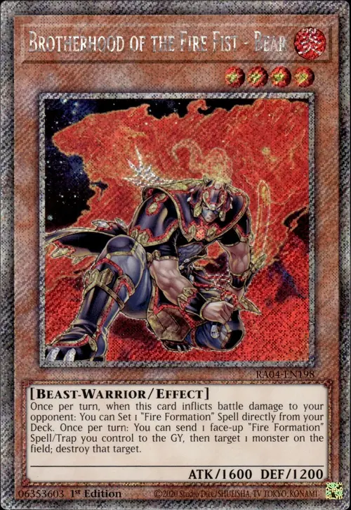 Brotherhood of the Fire Fist - Bear