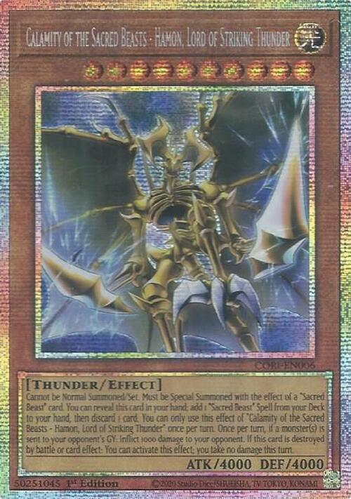 Calamity of the Sacred Beasts - Hamon, Lord of Striking Thunder