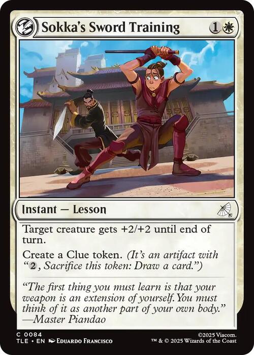 Sokka's Sword Training