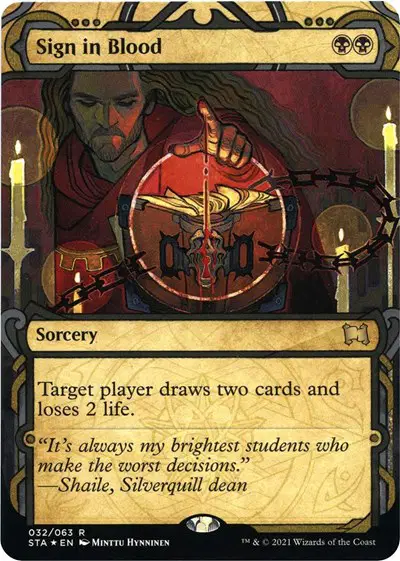 Sign in Blood