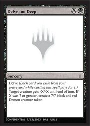 Delve too Deep