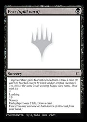 Fear (split card) // Loathing