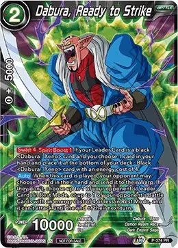 Dabura, Ready to Strike
